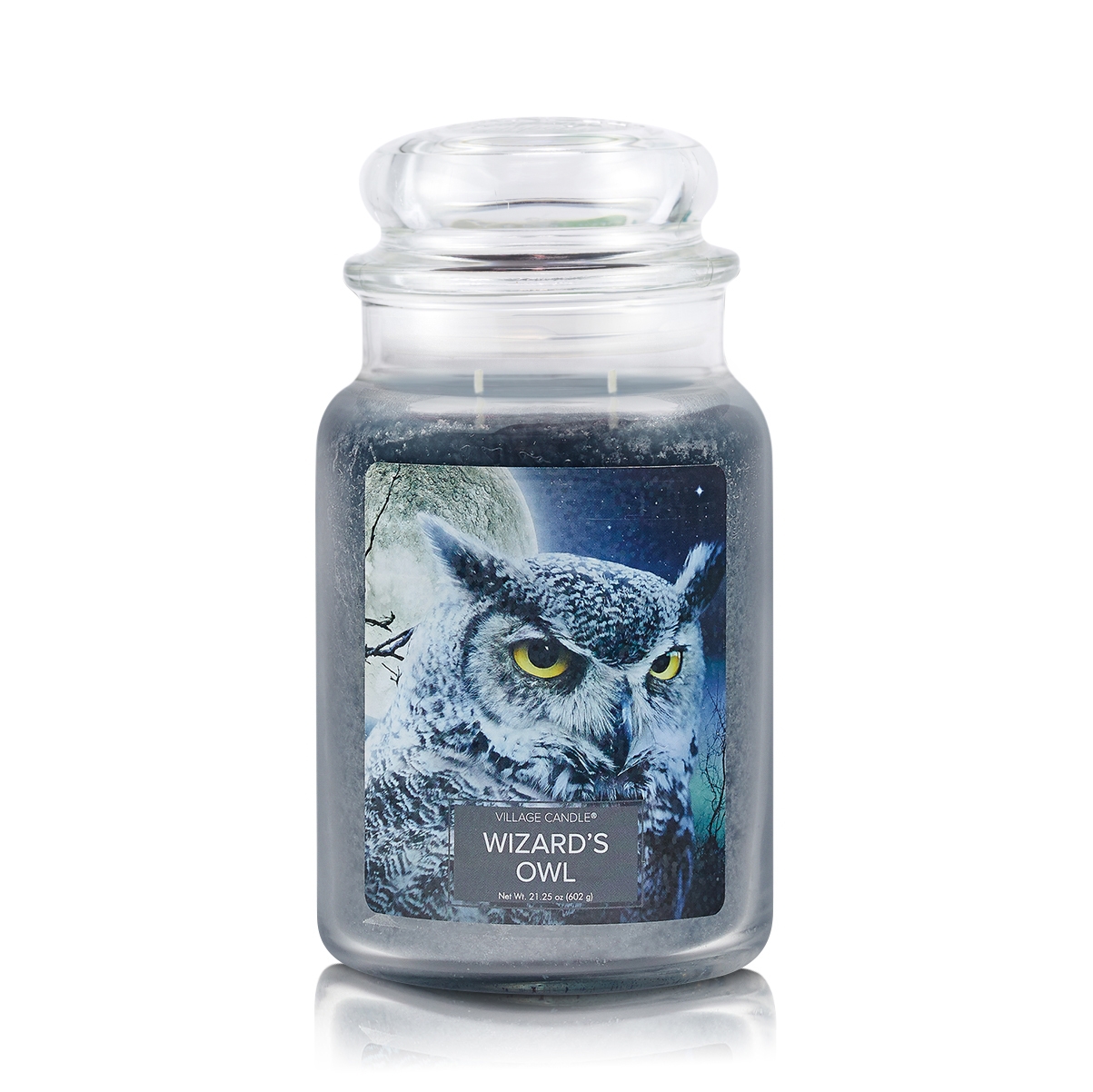 Wizard`s Owl 26 oz Glas (2-Docht) Village Candle