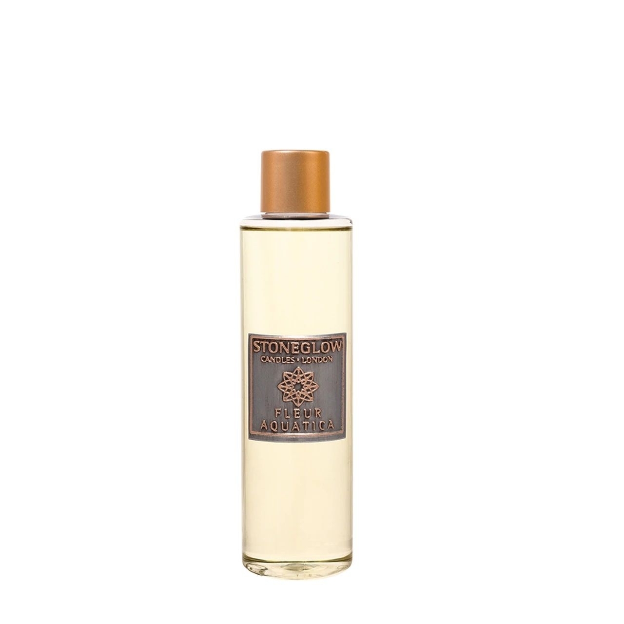 Fleur Aquatica Reed Diffuser Refill 200ml Metallique Collection Stoneglow Candles