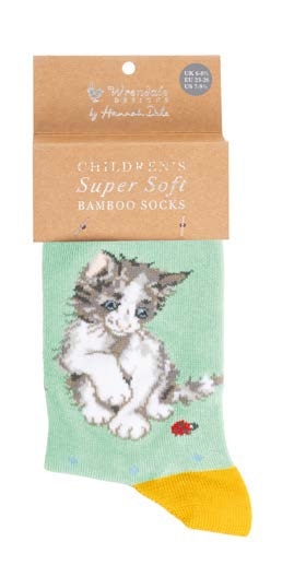 Kinder Socken "Ladybird" Size :27-31 Wrendale Designs