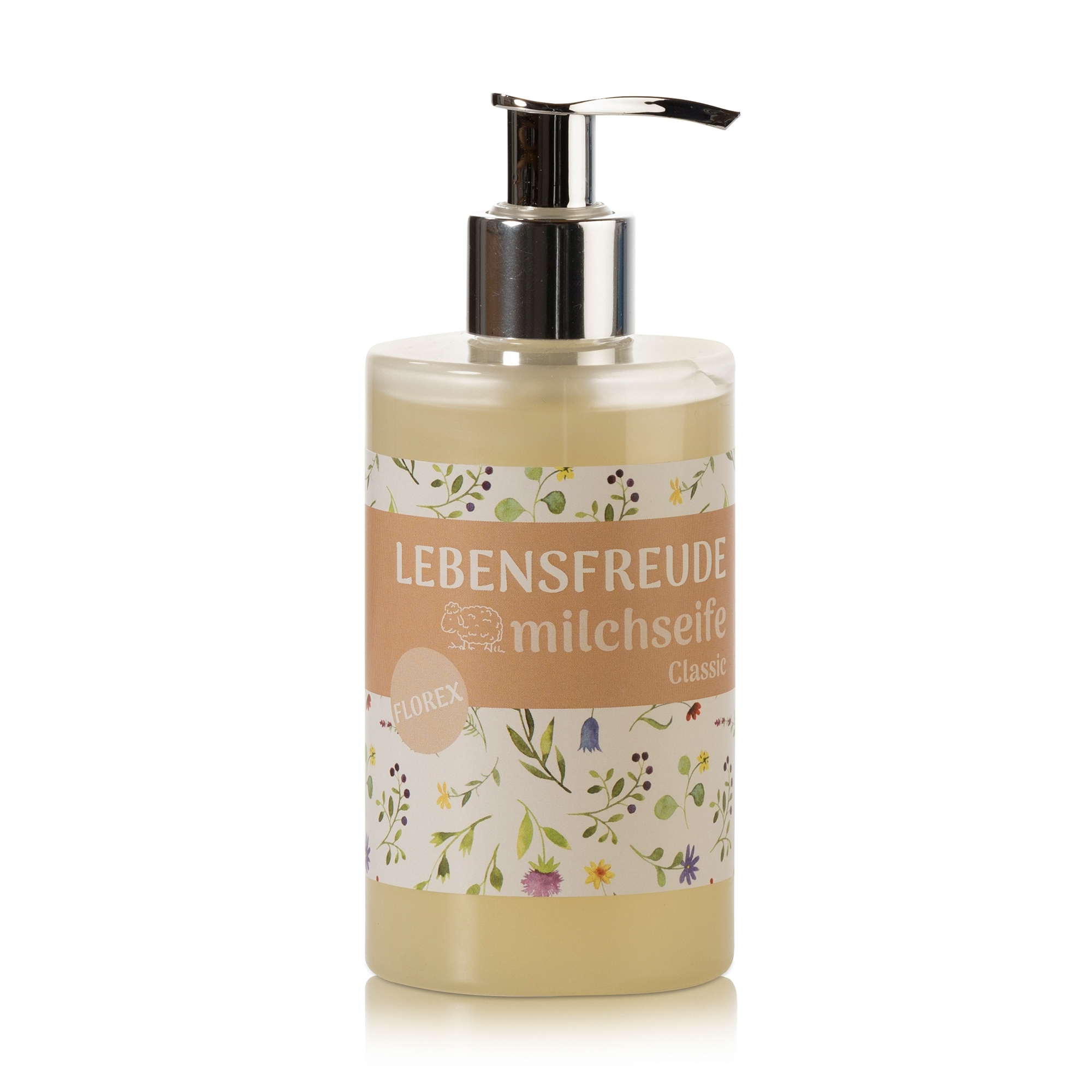 Flüssigseife Schafmilch 250ml Classic "Lebensfreude"