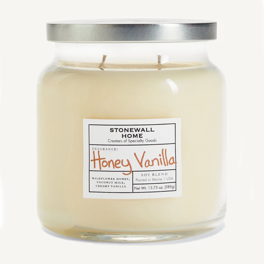 Honey Vanilla 680g soja bougie parfumée Apothecary