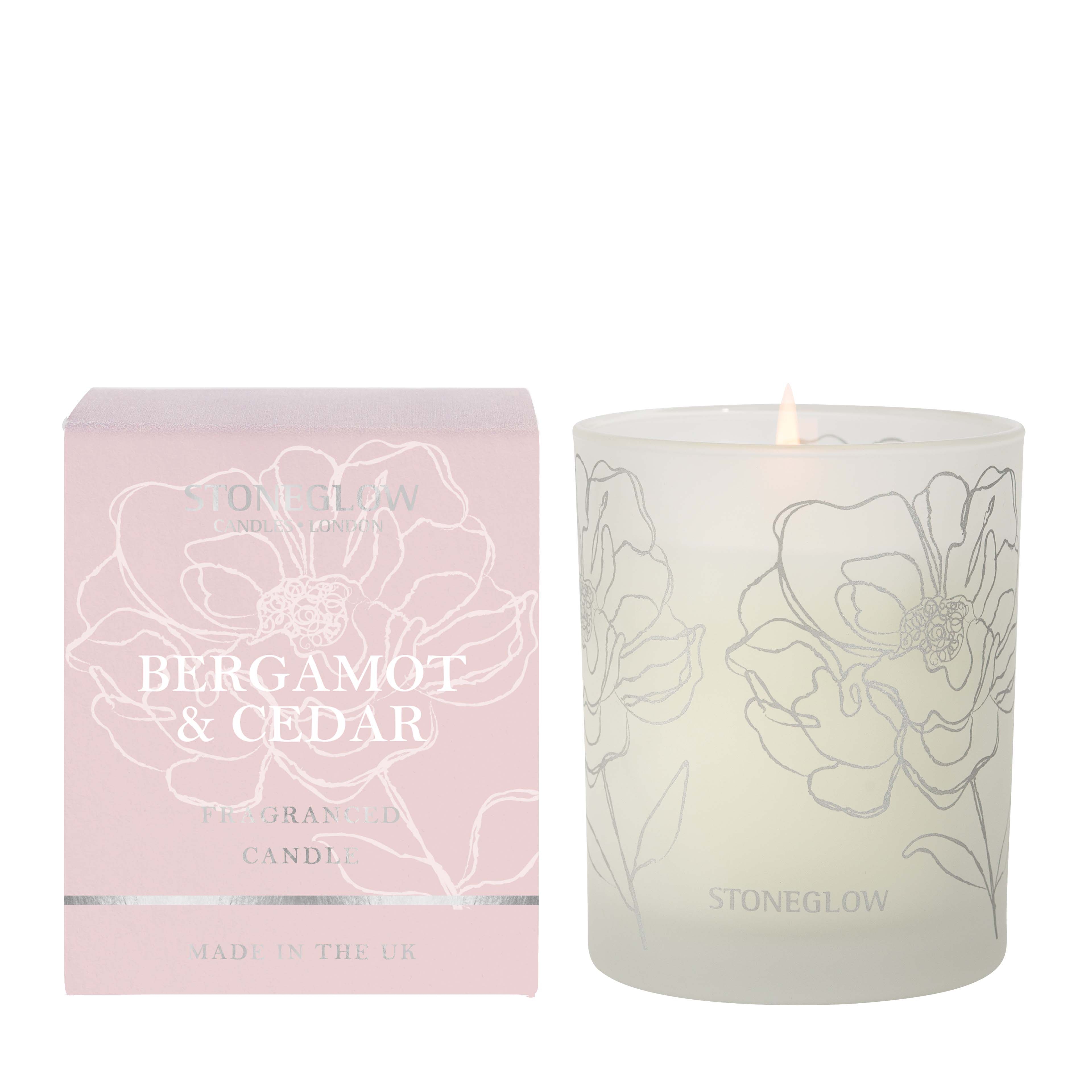 Bougie Parfumée Fleur du Jour Bergamote & Cèdre St