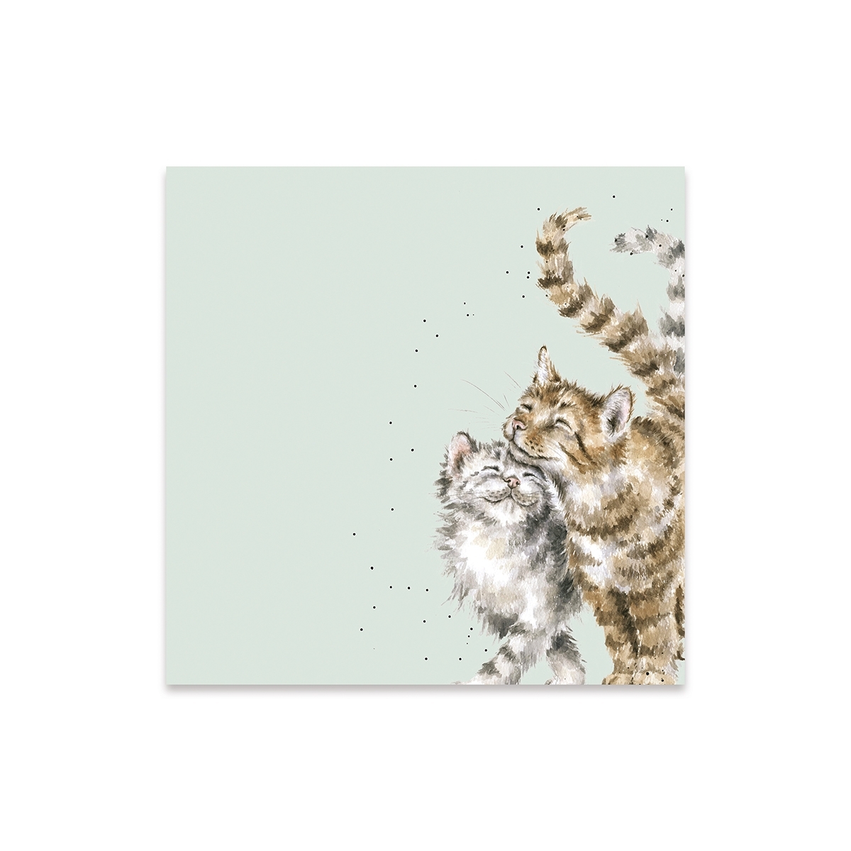 Katzen Serviette klein "Feline Good" cocktail size 24 x 24cm Wrendale Designs