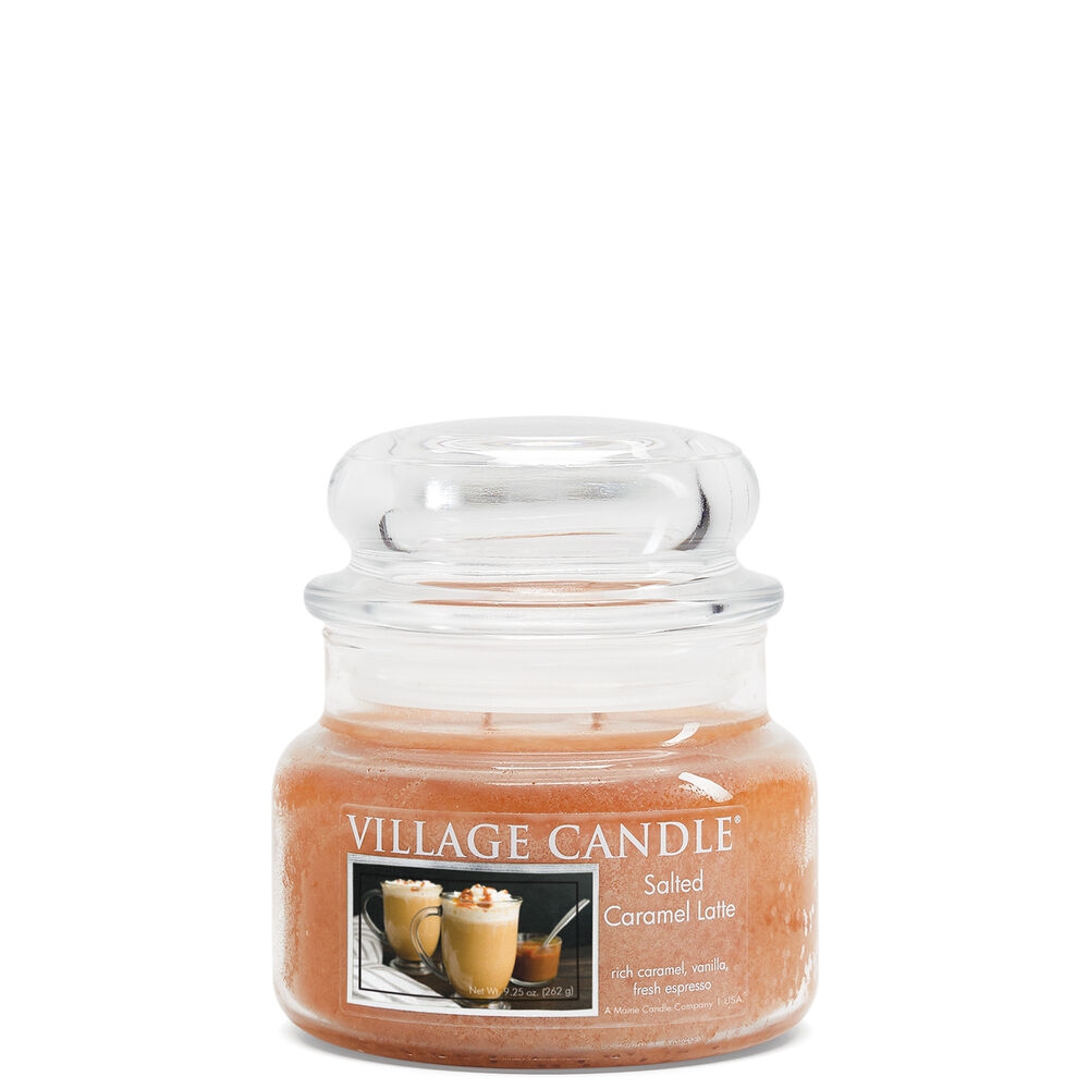Salted Caramel Latte 11 oz  (2-mèches) Village Candle