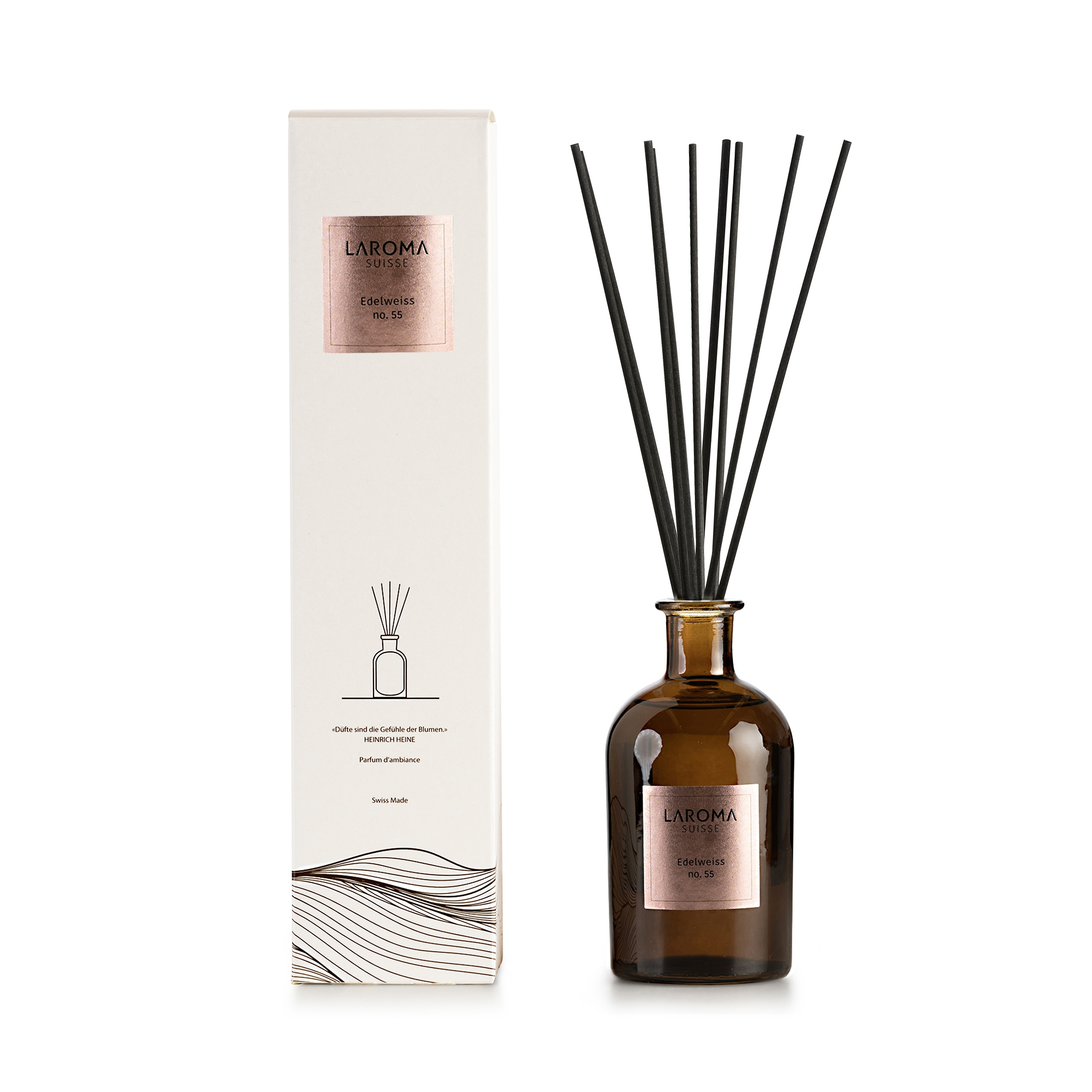 Edelweiss Diffuser 250ml Barrique Or rosé