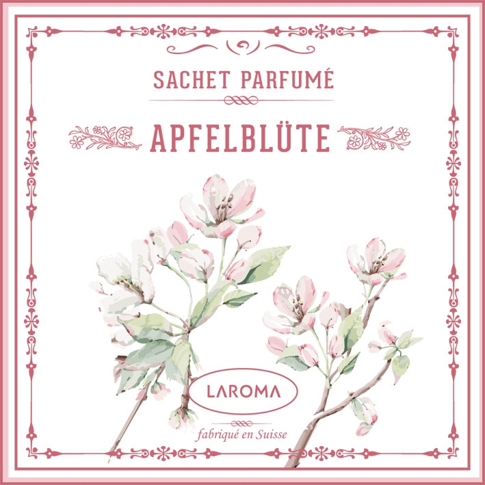 Fleurs de pomme Sachet parfumé 120x120mm