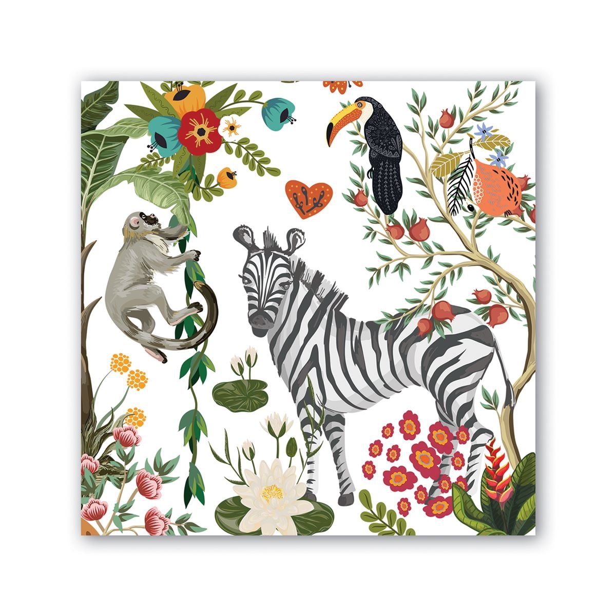 Wild Lemon Serviette Gross Michel Design Works