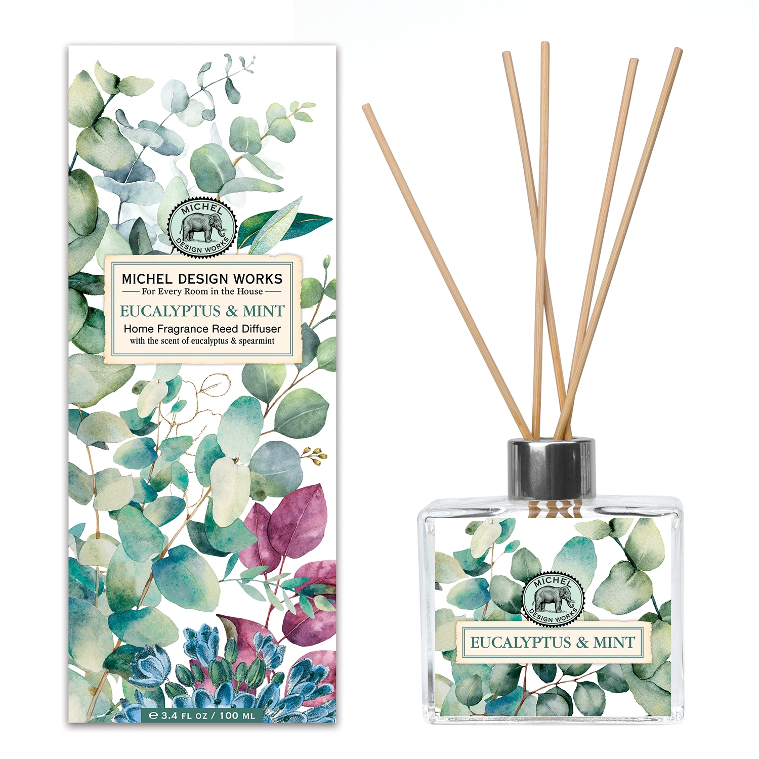 Eucalyptus&Mint Diffuser 100ml Michel Design Works