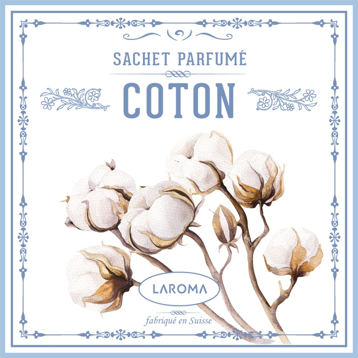 Coton Sachet parfumé 120x120mm