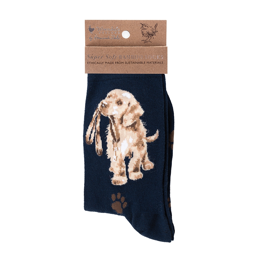 Labrador Socken "Hopeful" Damengrösse Wrendale Designs