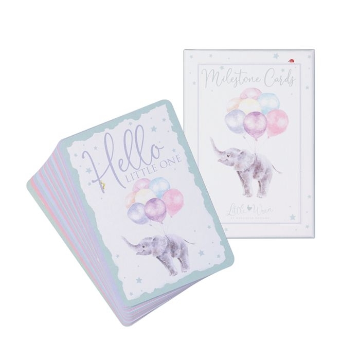 Tierbaby Meilensteinkarten Wrendale Designs