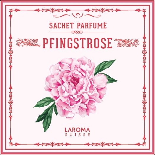 Pfingstrose Duftsachet Suisse LAROMA SUISSE 12x12cm