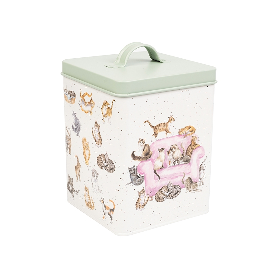 Katze Leckerlidose 205 x 140 x 140mm Wrendale Designs