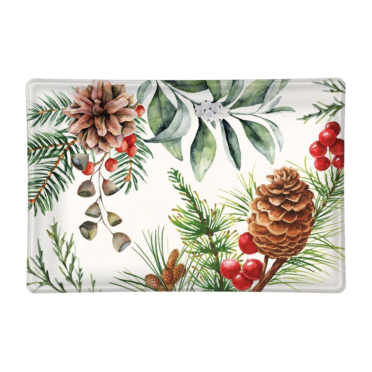 White Spruce Glass Soap Michel Design Works