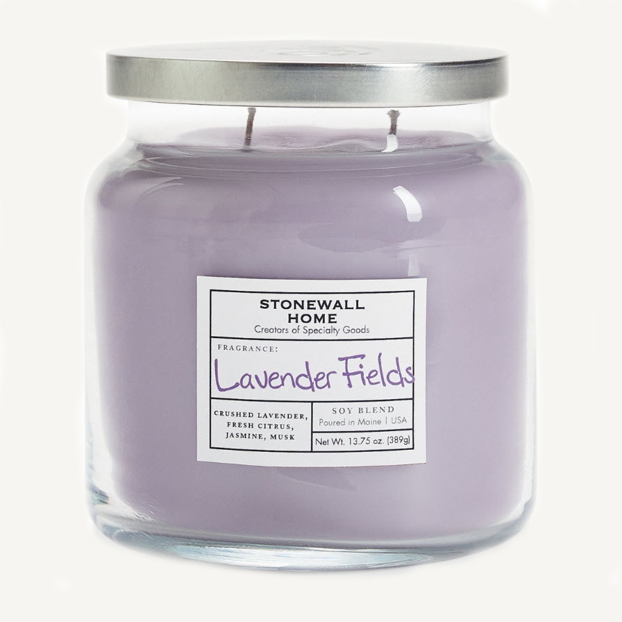Lavender Fields  680g soja bougie parfumée Apothecary