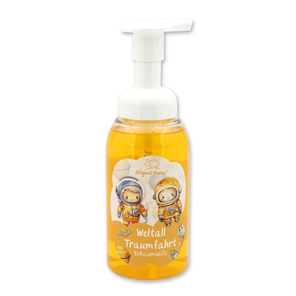 Schaumseife mit biologischer Schafmilch 300ml im Spender "Weltall Traumfahrt", Fruchttraum