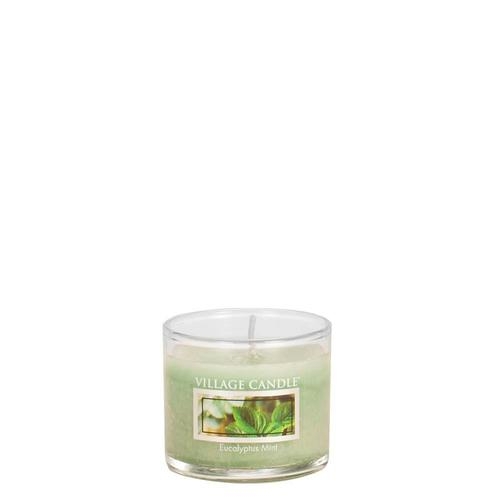 Eucalyptus Mint verre mini Village Candle