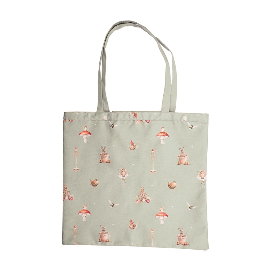 Hase und Maus Faltbare Einkaufstasche "Garden Friends" 410 x 440 mm Wrendale Designs