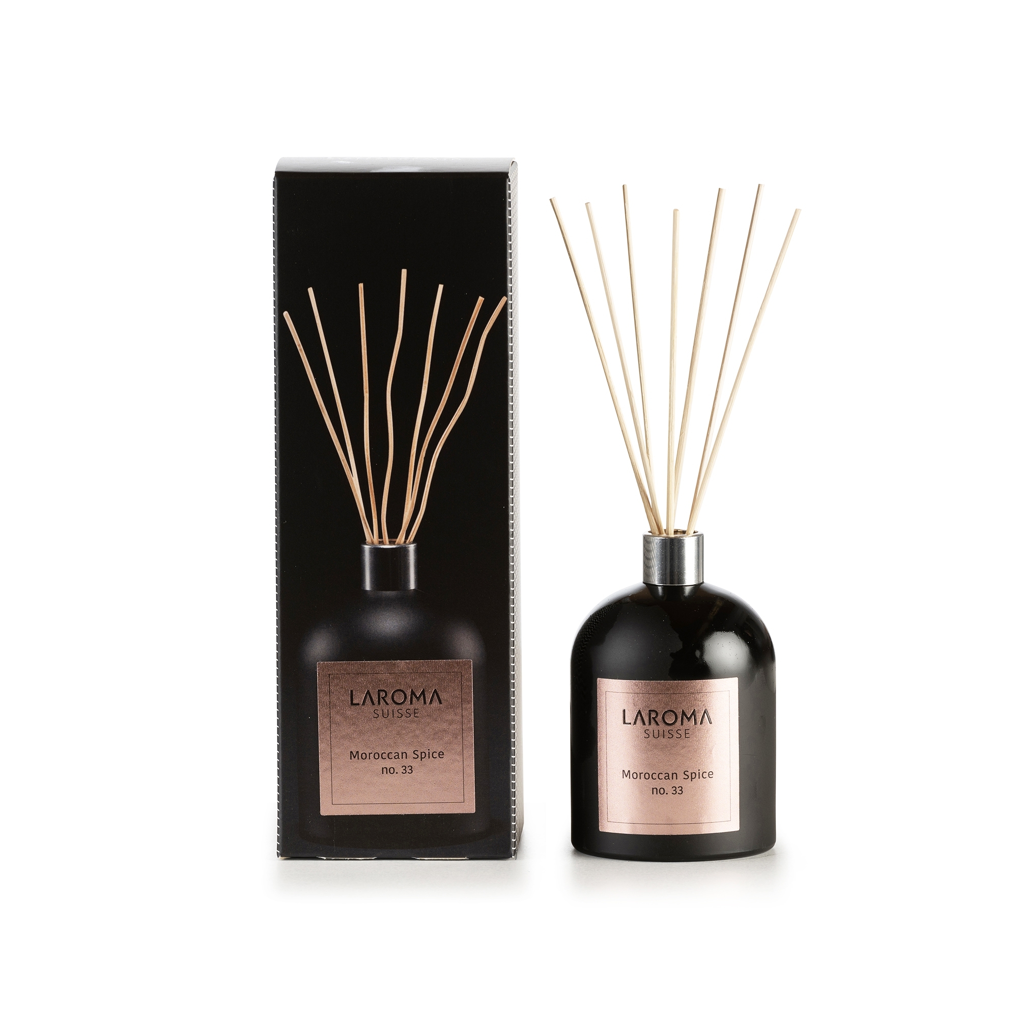 Moroccan Spice Reed Diffuser black 100ml Black Roségold