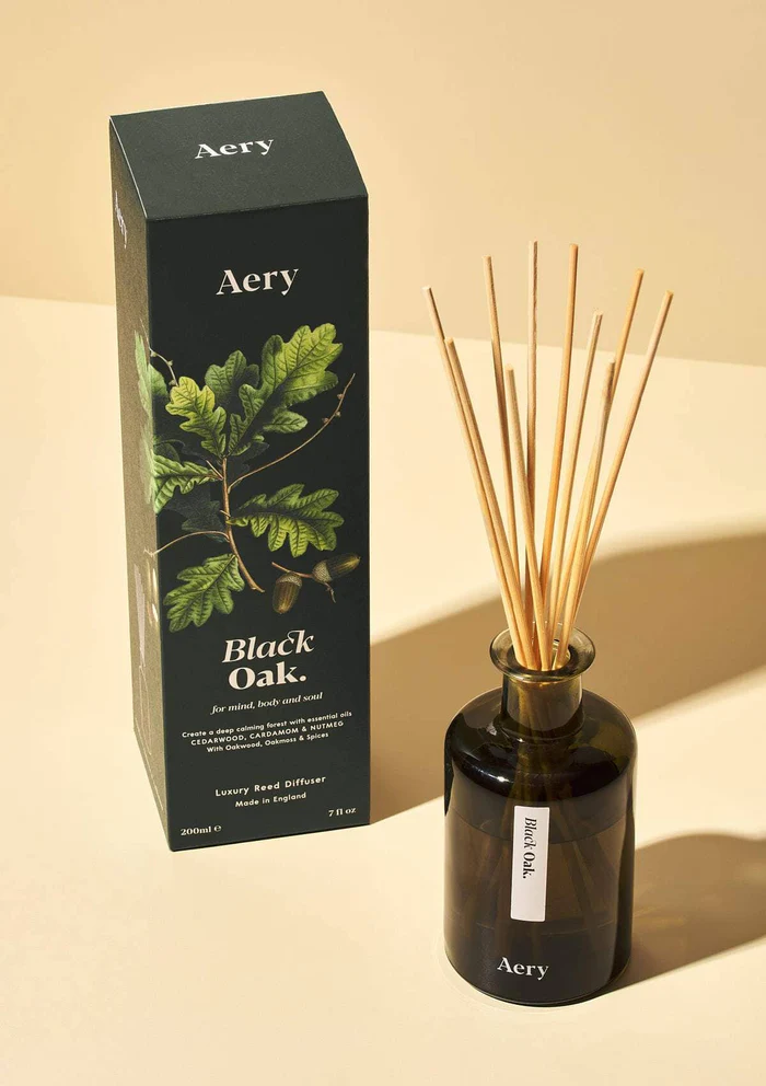 Black Oak Diffuser Aery Living - Zedernholz Kardamon und Muskatnuss