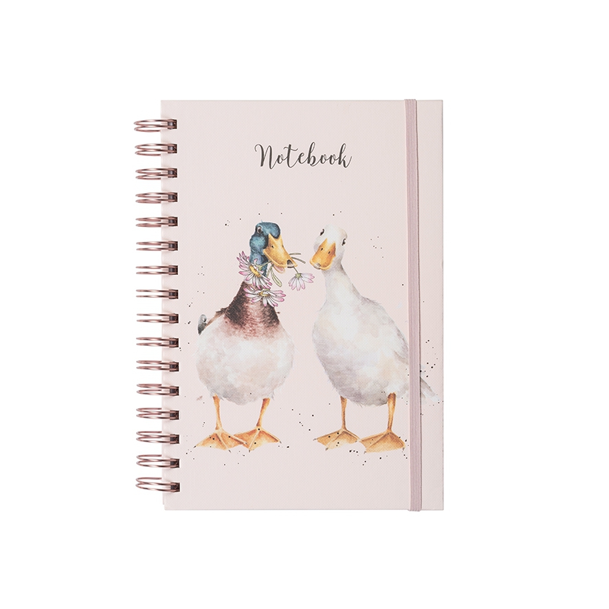 2 Carnet de notes canards A5 "Not a Daisy Goes By" 148 x 210mm Wrendale Designs