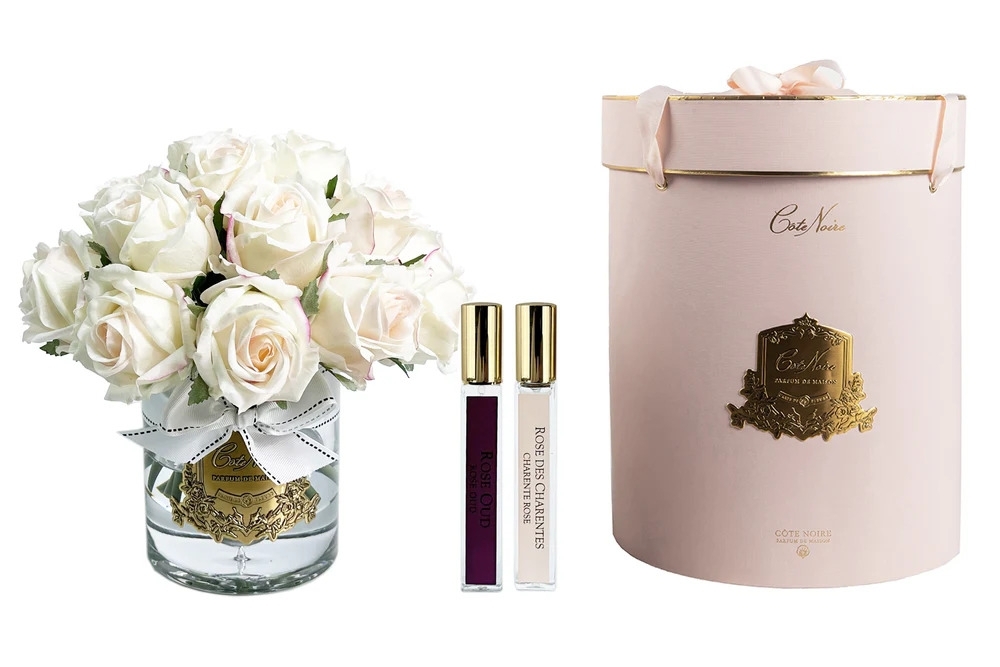 Grand Bouquet Pink Blush - Bud Bouquet - Côte Noire extragrosse edle Geschenkbox