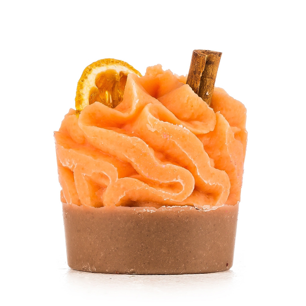 Badetörtchen Orange-Zimt Ø 50 mm 50g Vegan