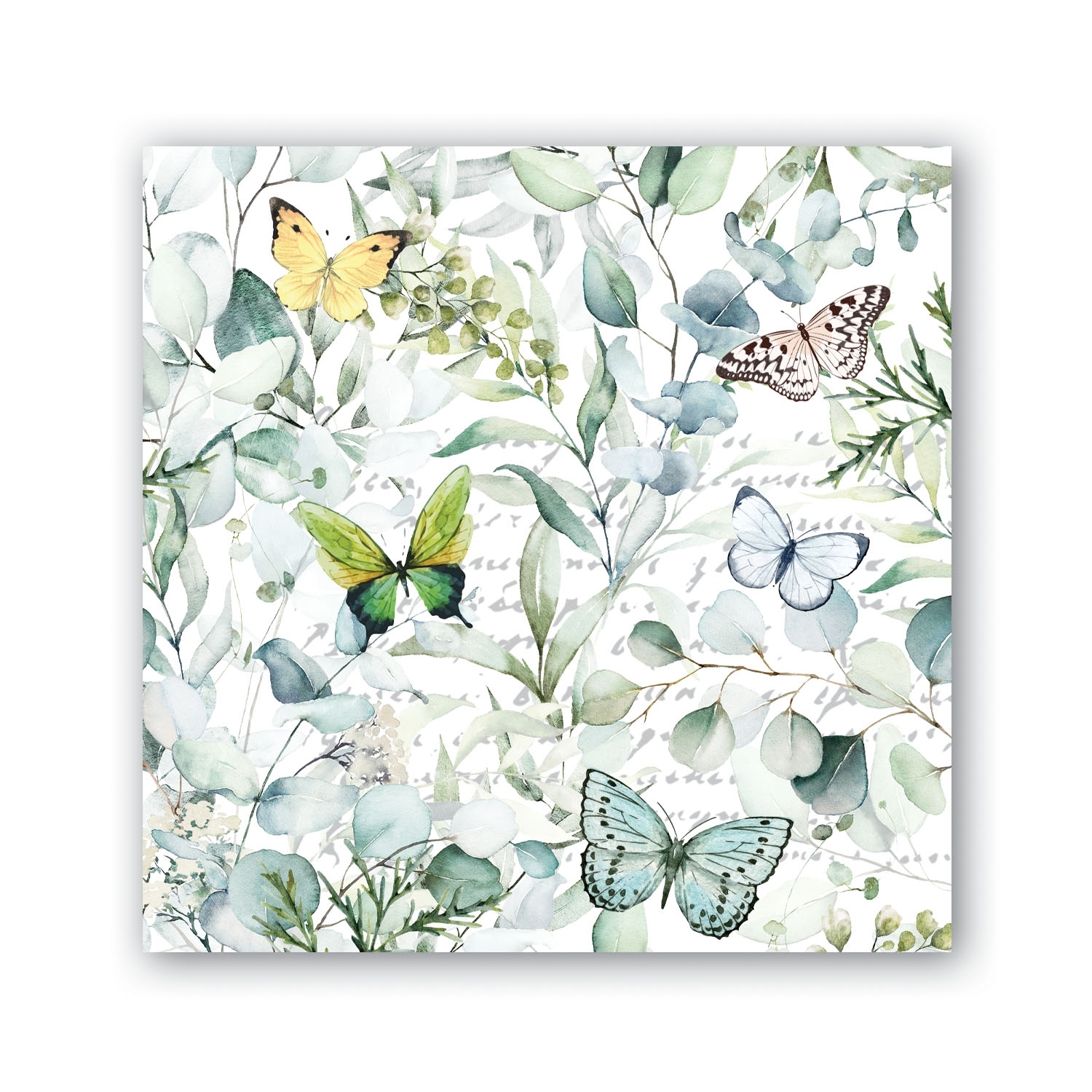 Butterfly Fields Cocktail-Servietten Michel Design Works