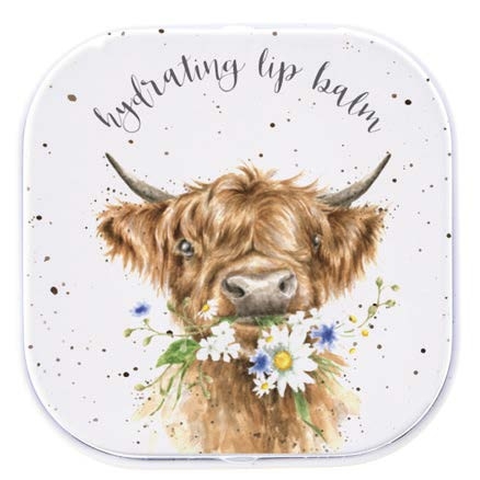 Kuh Lippenbalsam "Daisy Coo" 45mm x 45mm x 15mm Wrendale Designs