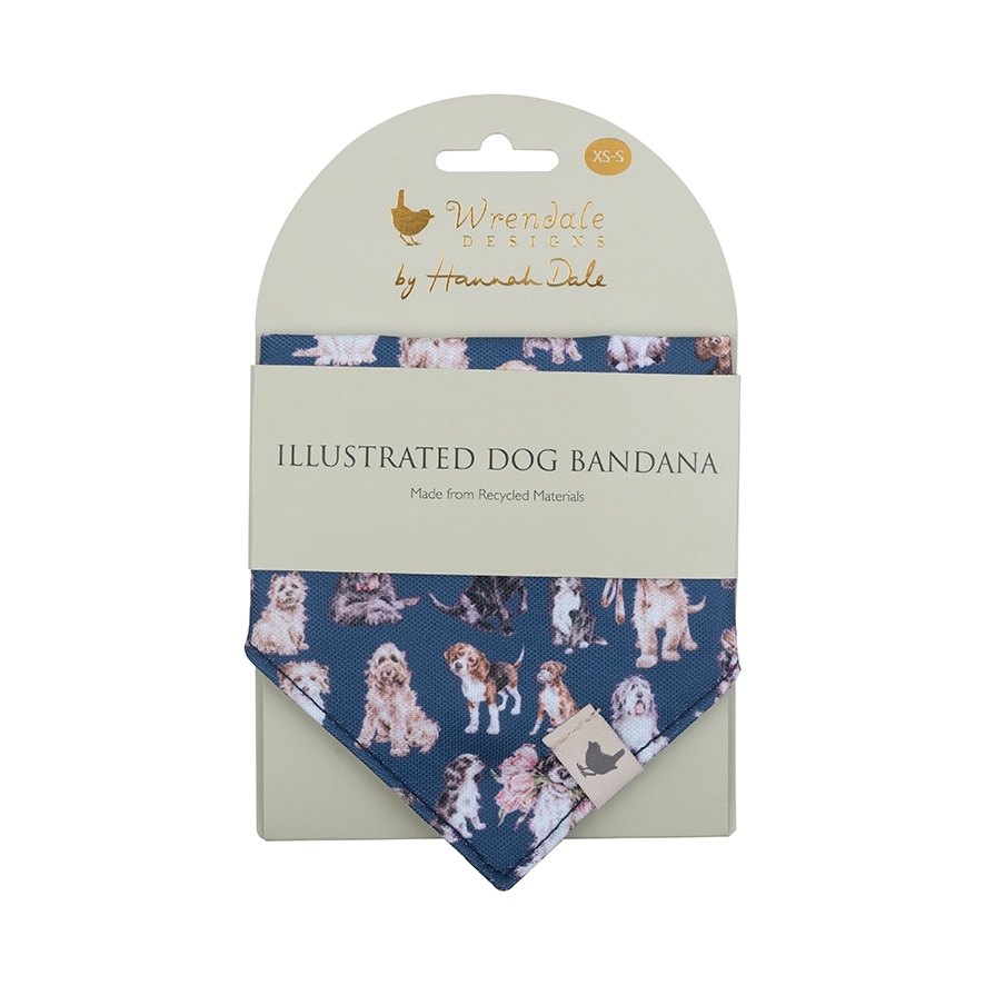 Hunde Bandana XS/S 120 x 200mm Wrendale Designs