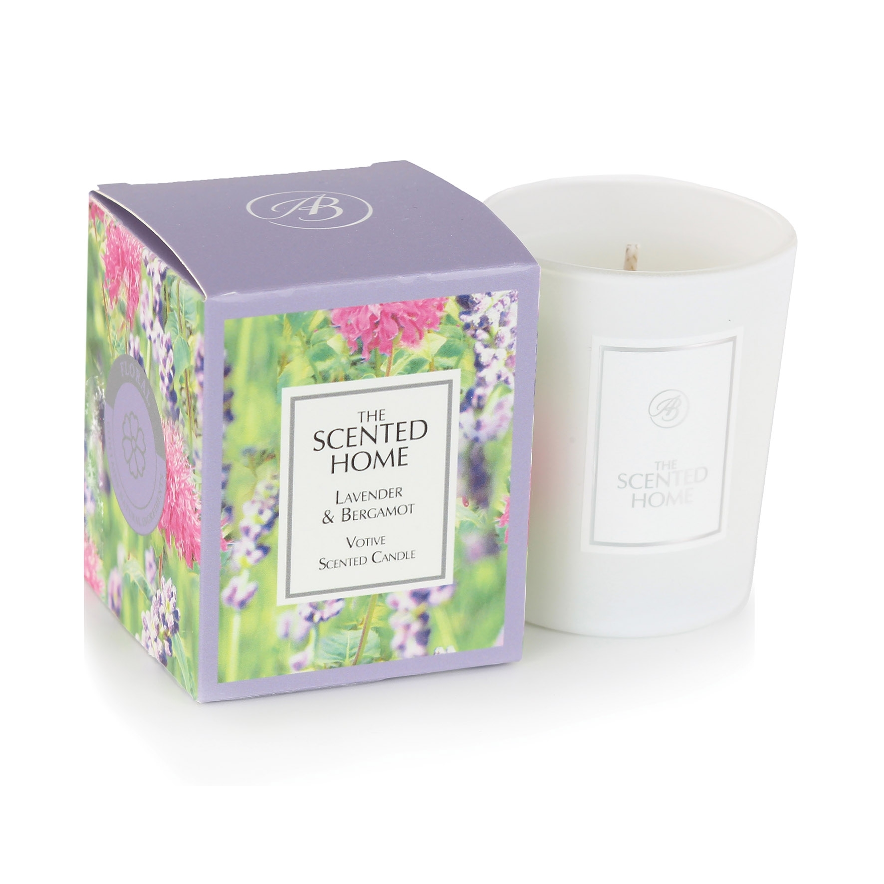 Lavender & Bergamot Duftkerze 70g edle Verpackung Ashleigh Burwood