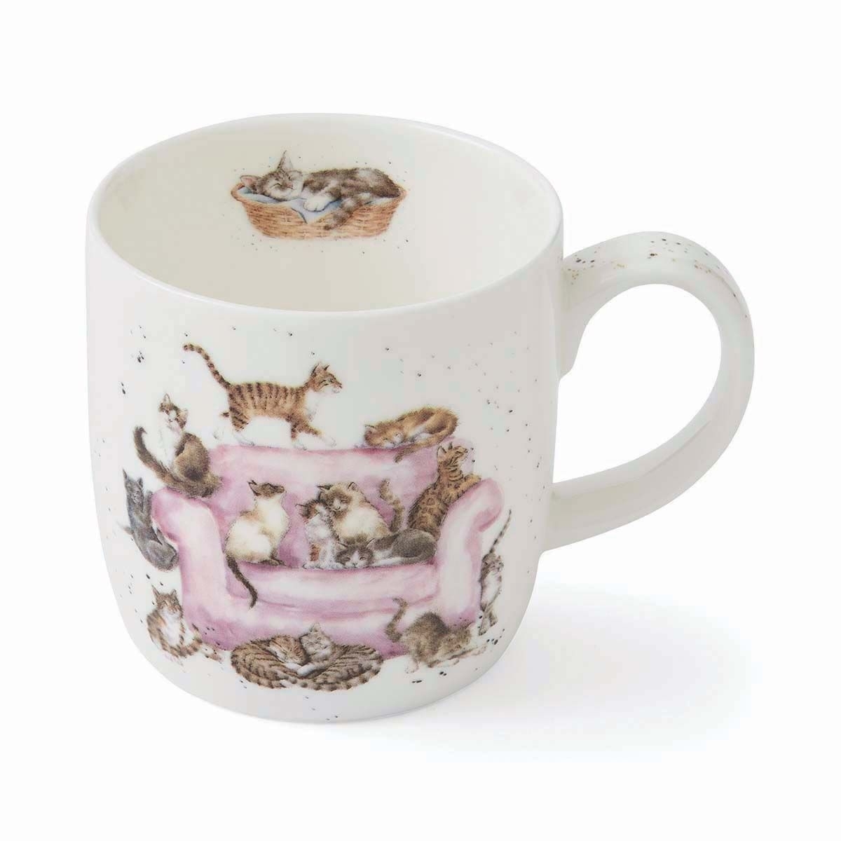 Katzen Tasse (Cattitude) klein Wrendale Designs