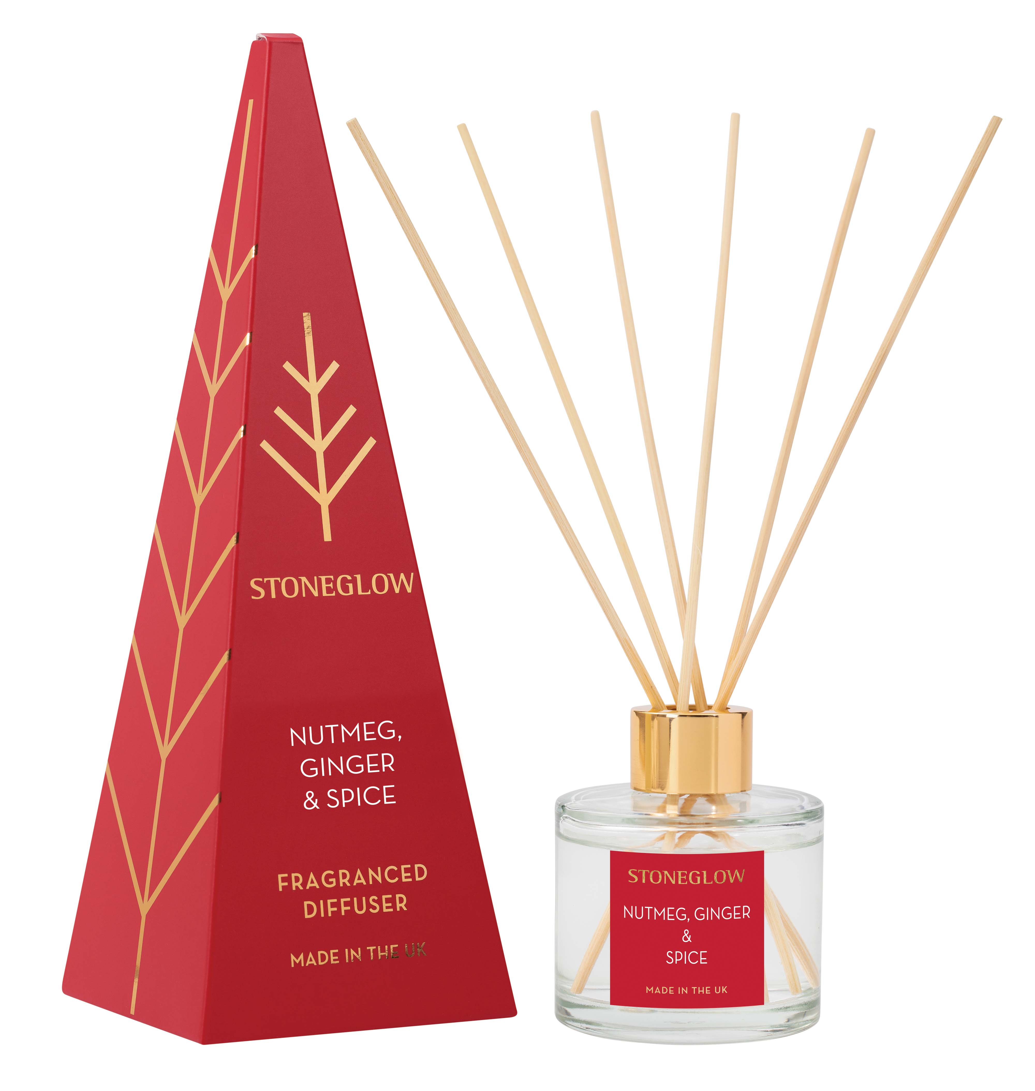 Diffuser Nutmeg Ginger & Spice 120 ml Stoneglow Seasonal Collection