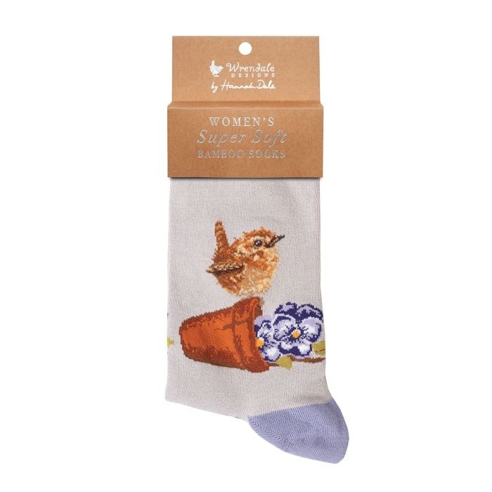 Wren Socken "Pottering About" Damengrösse Wrendale Designs