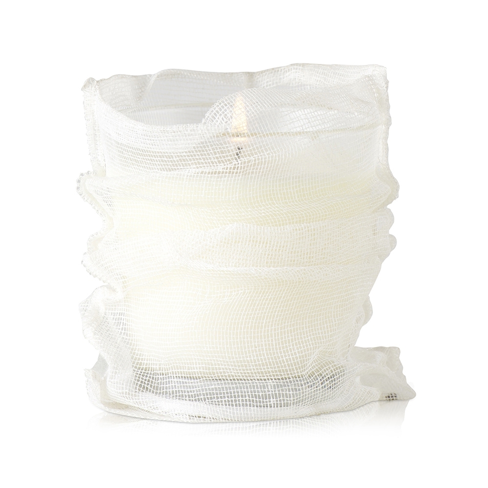 Duftkerze 150 g Vanille des Iles Tarlatane weiss