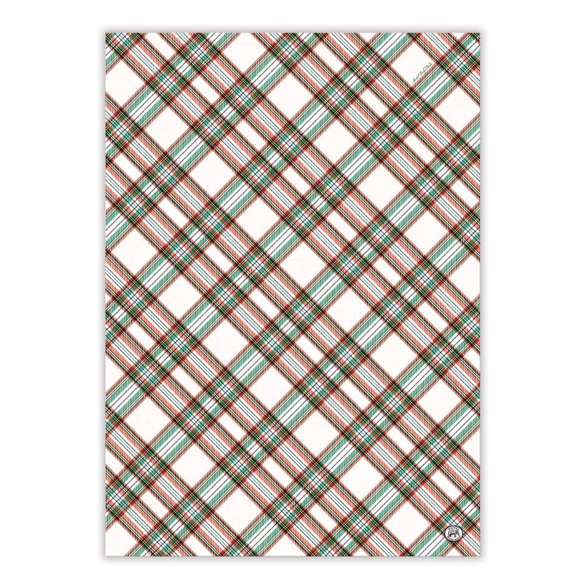 Vintage Plaid Küchentuch Michel Design Works