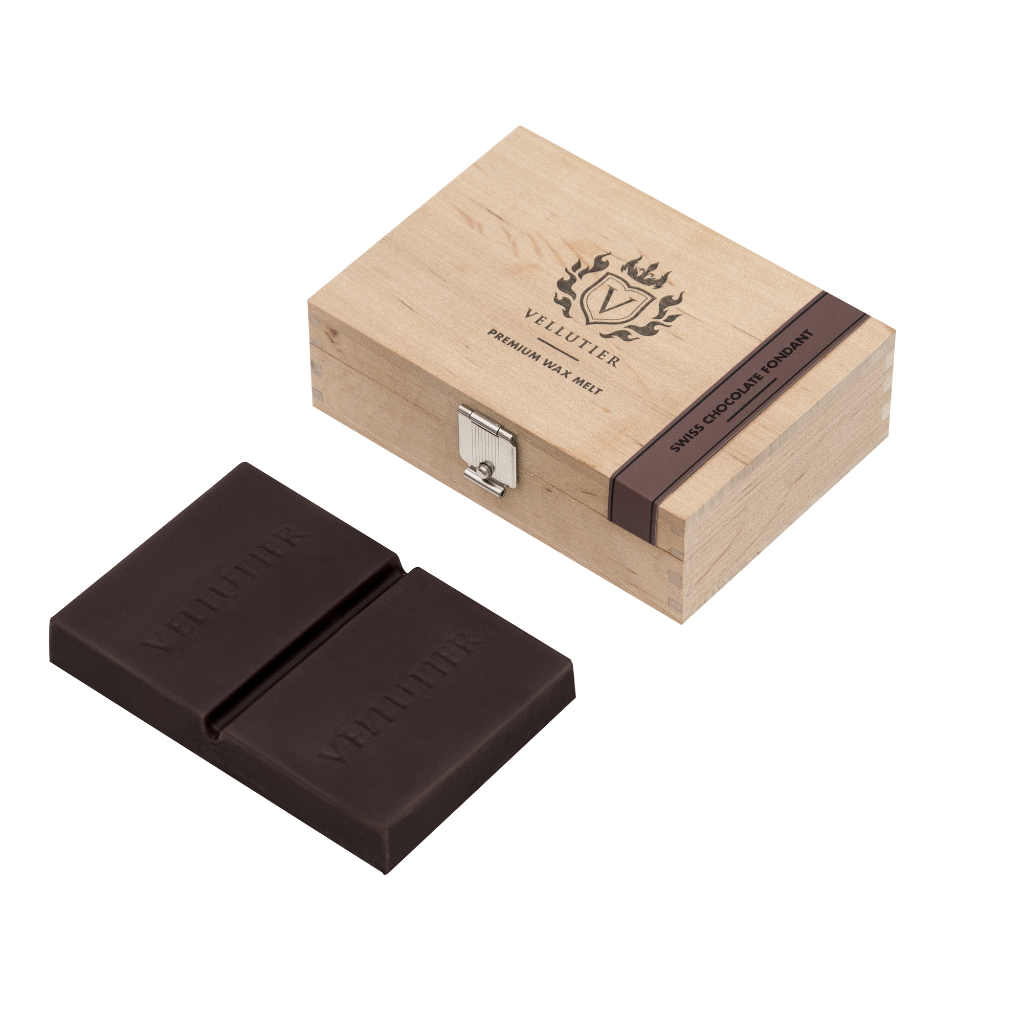 Swiss Chocolate Fondant Exkl.Wax Melt 50g Holzbox
