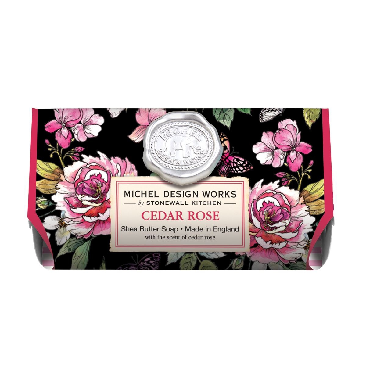 Cedar Rose Large Bath Soap Bar 246g Michel Design