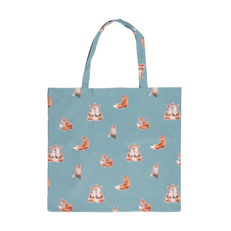 Fuchs Faltbare Einkaufstasche "Born to be Wild" 410 x 440 mm Wrendale Designs