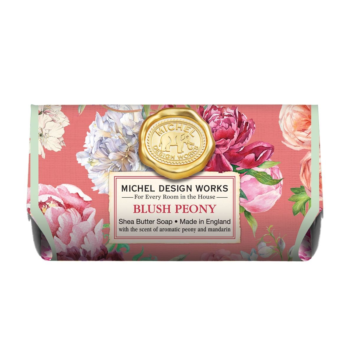 Blush Peony Large Soap Bar 246g Michel Design