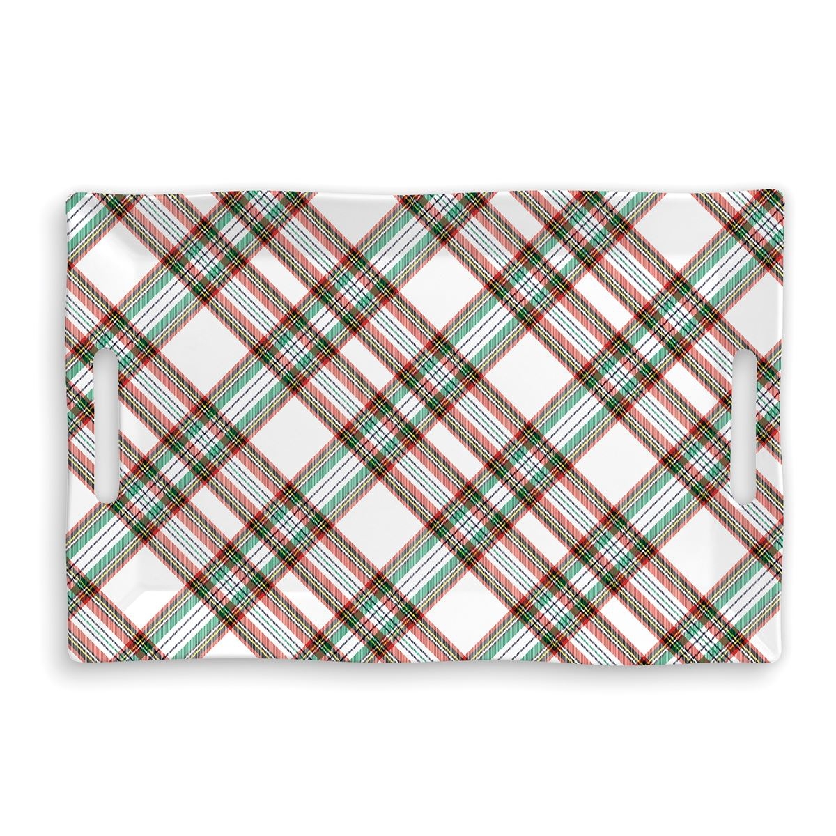 Vintage Plaid Serviertablett Michel Design