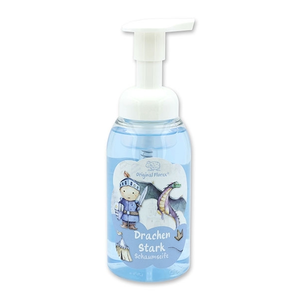 Schaumseife mit biologischer Schafmilch 300ml im Spender "Drachen Stark", Wolkenbrise