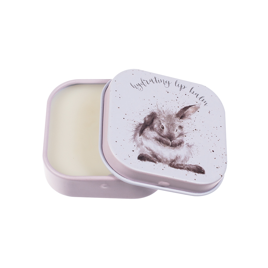 Petit lapin baume à lèvres "Bath Time" 45 x 45 x 15mm Wrendale Designs