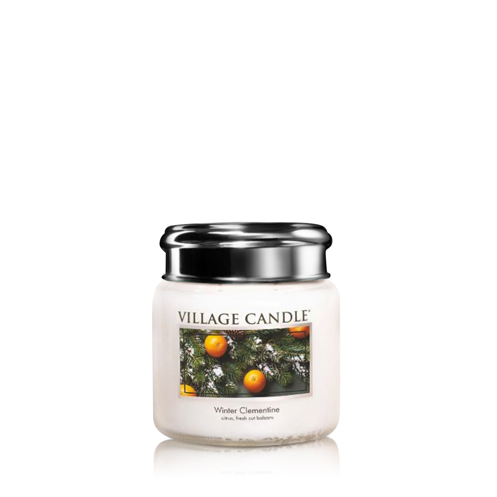 Winter Clementine 3.75 oz bocal Village Candle