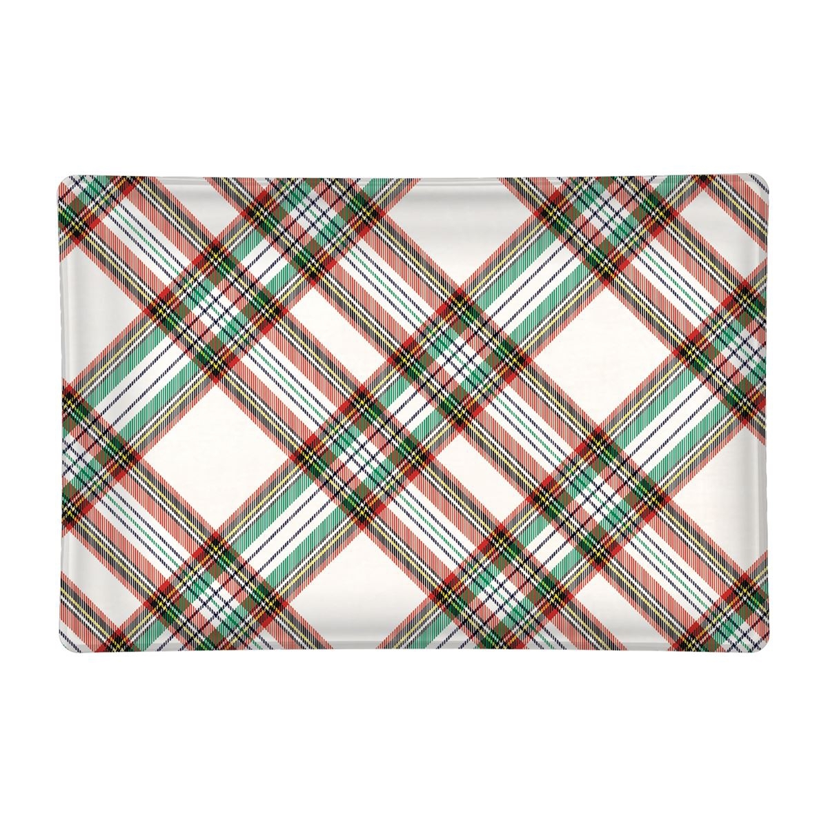 Vintage Plaid Glass Soap Michel Design Works
