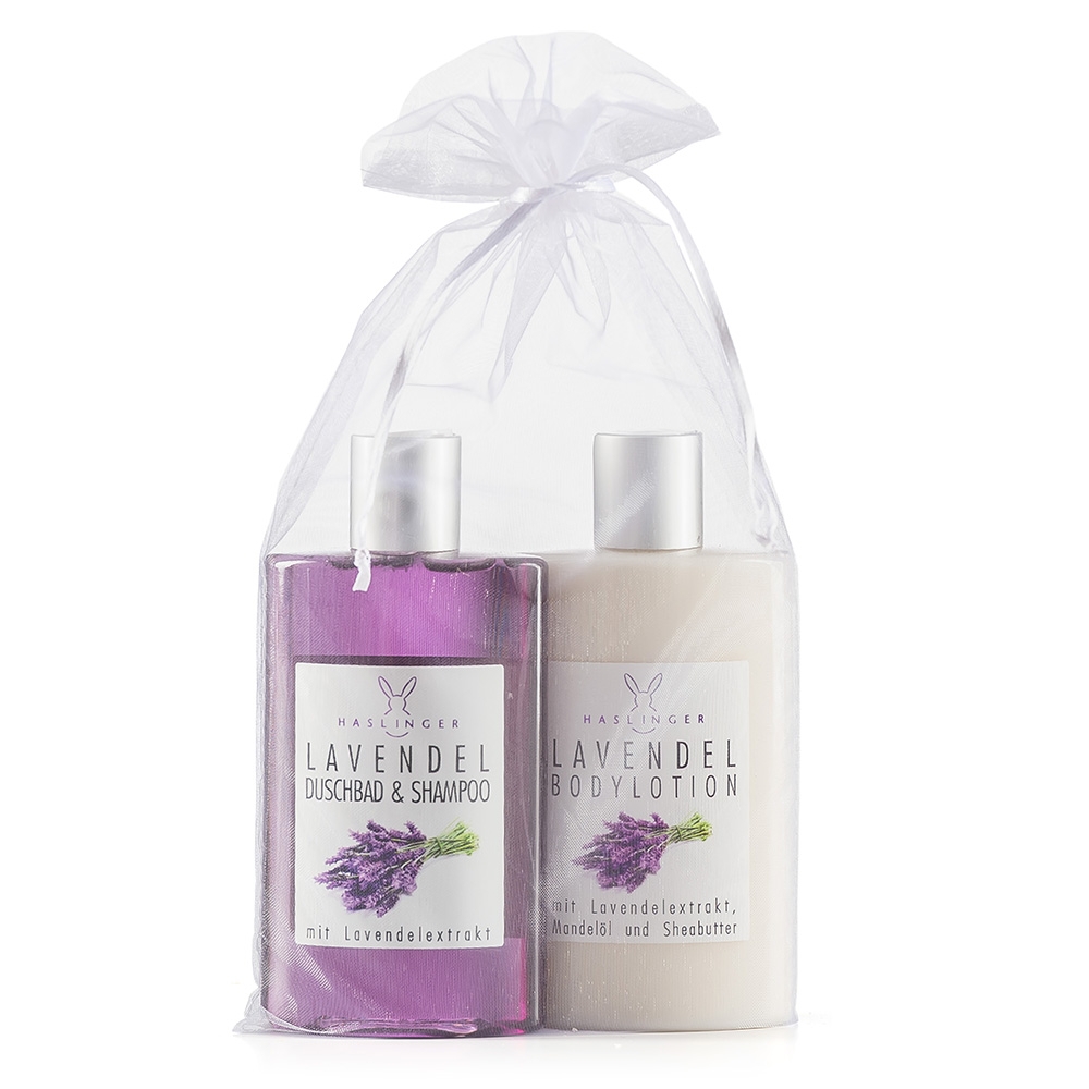 Lavendel Geschenkset in Organza (200ml)