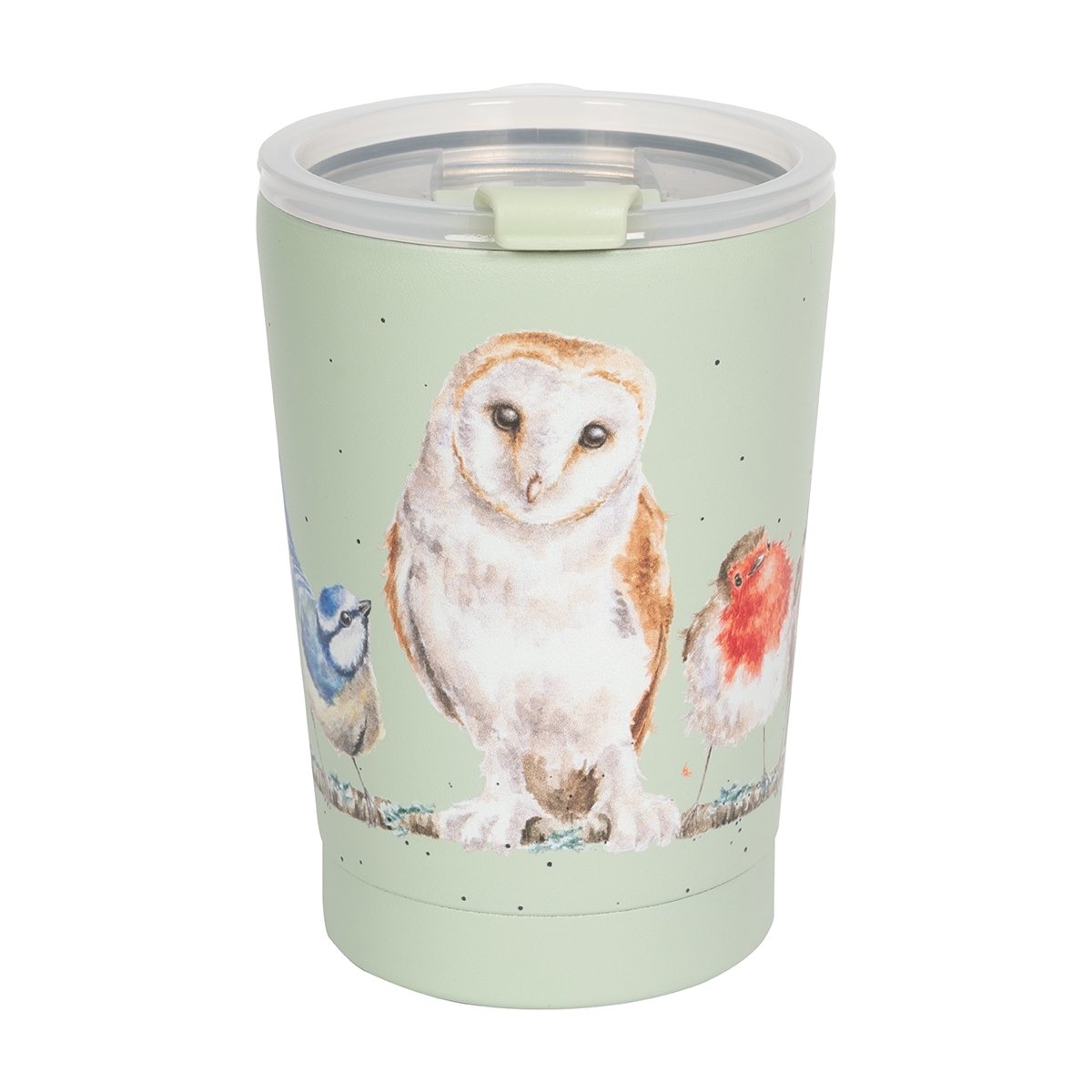 Eule und Vögel Kaffeebecher 320ml 120 x 85mm Wrendale Designs